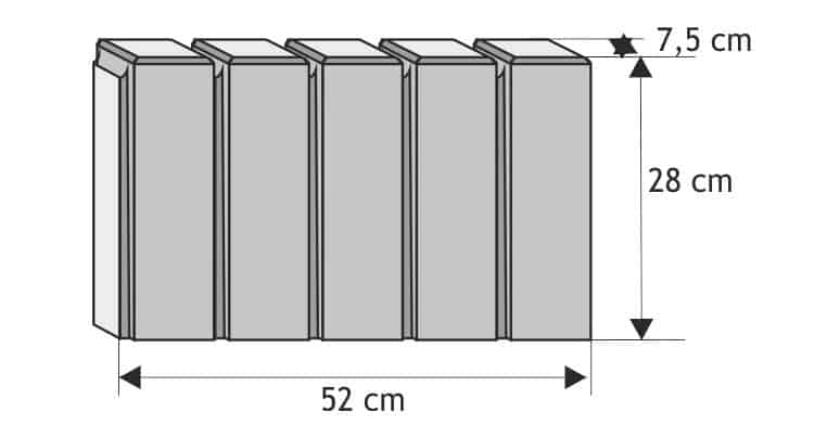 obrzeże palisadowe kwadrat